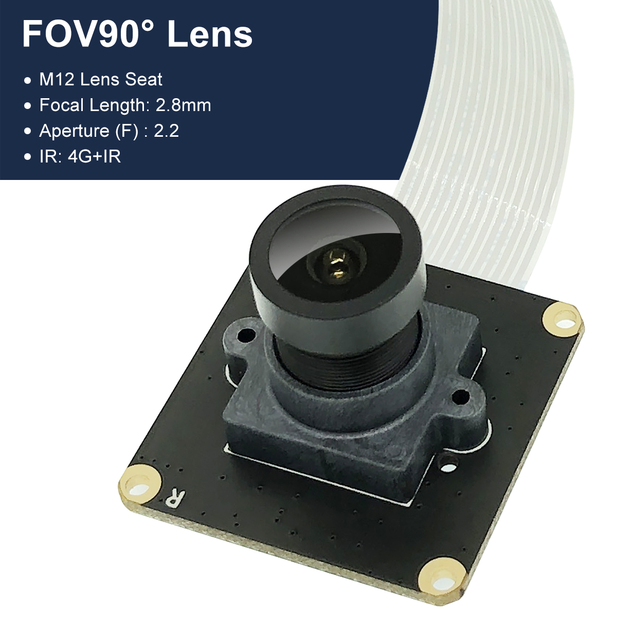 IMX219-90 8MP Camera with 90° FOV - Compatible with NVIDIA Jetson Nano/ Xavier NX/Raspberry PI - Image 3
