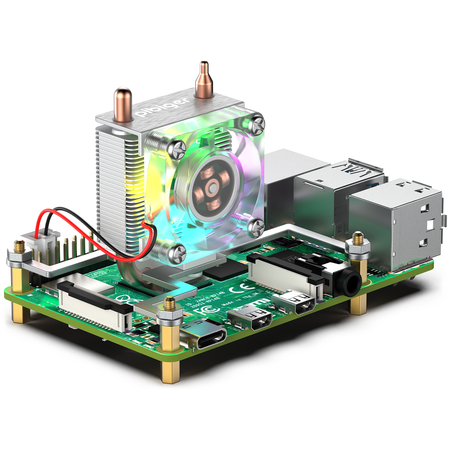 Ice Tower Heatsink Cooling Fan for Raspberry Pi 4/3B/3B+ – Raspberry PI Solutions